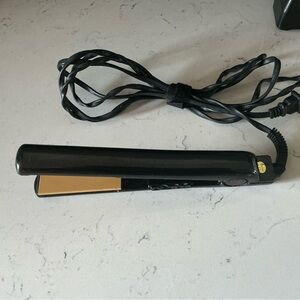 Chi classic black shinny tourmaline ceramic hair straightener irons 1” 410F